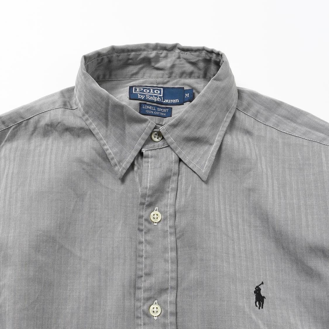 폴로 차콜 해링본 셔츠   상품이미지6