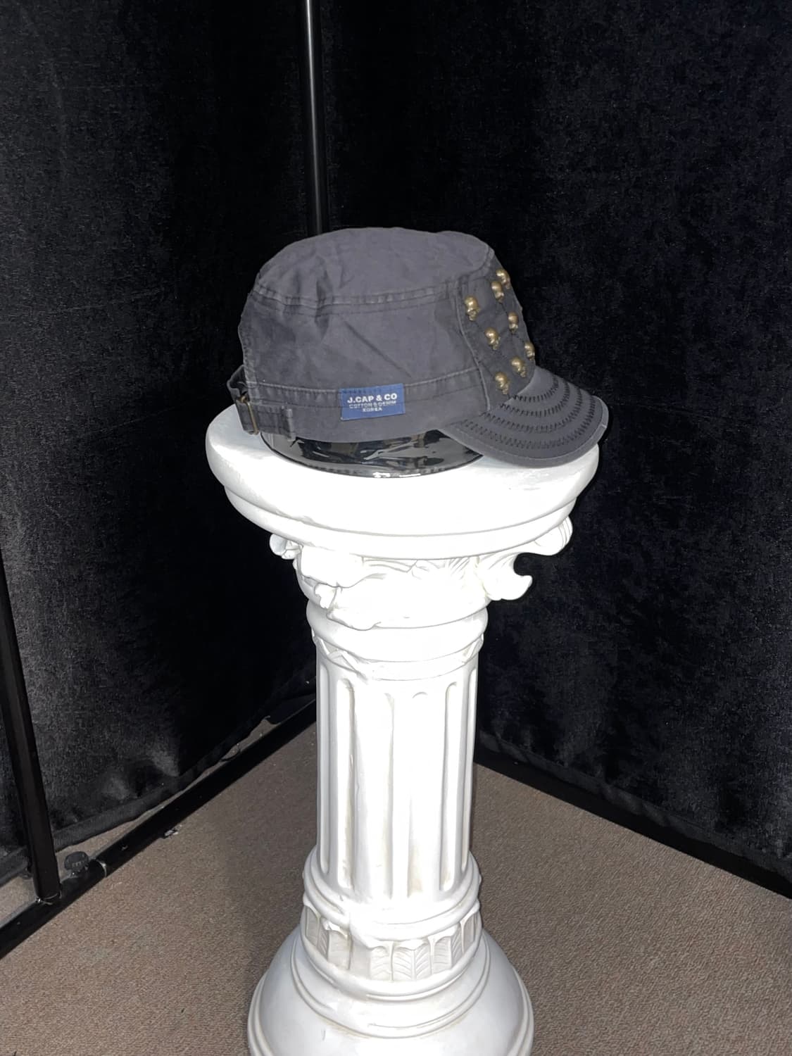 J.CAP&CO Skull Stud Cap 상품이미지4