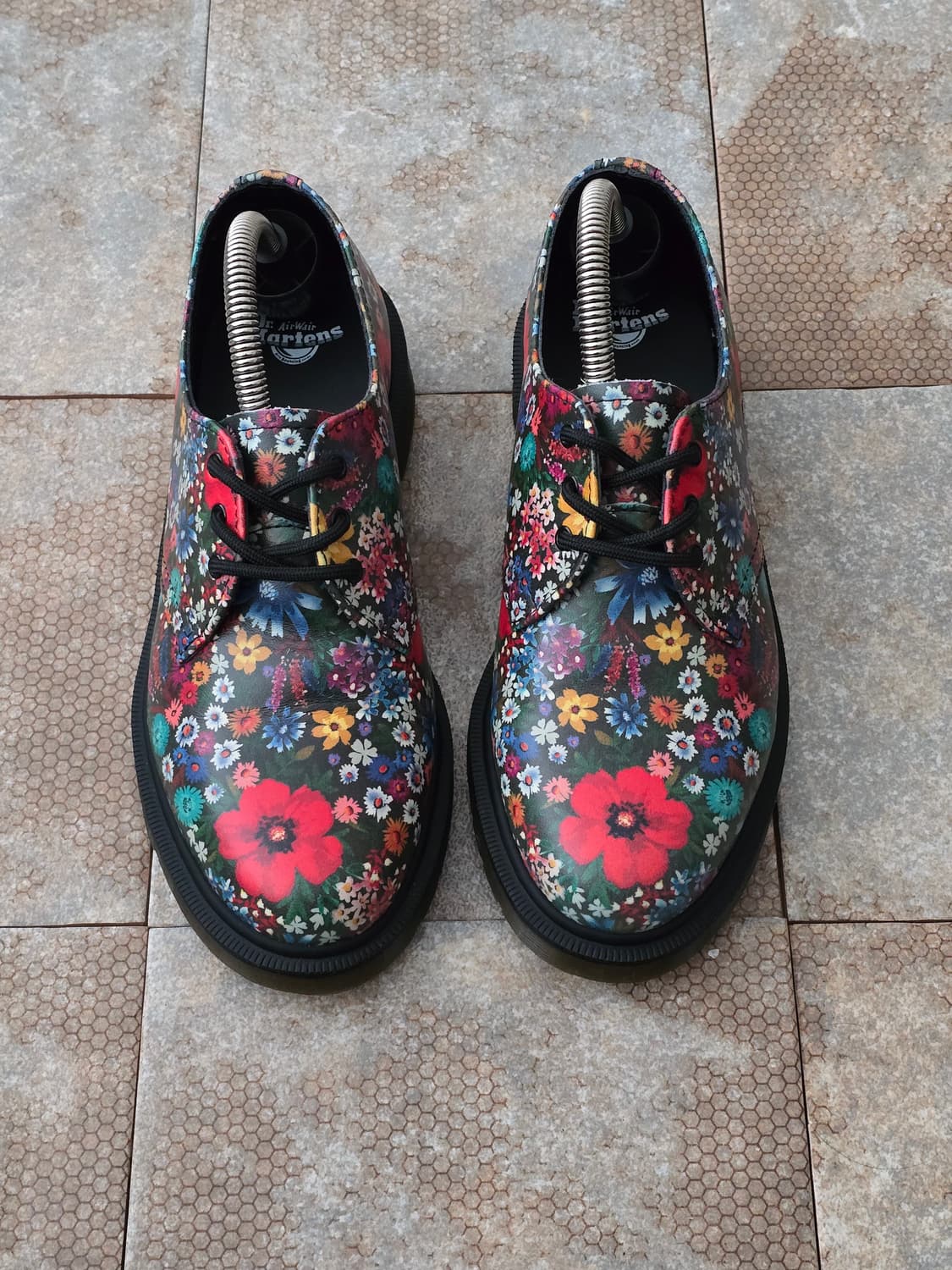 (230)닥터마틴 1461 플라워 3홀 구두 상품이미지2