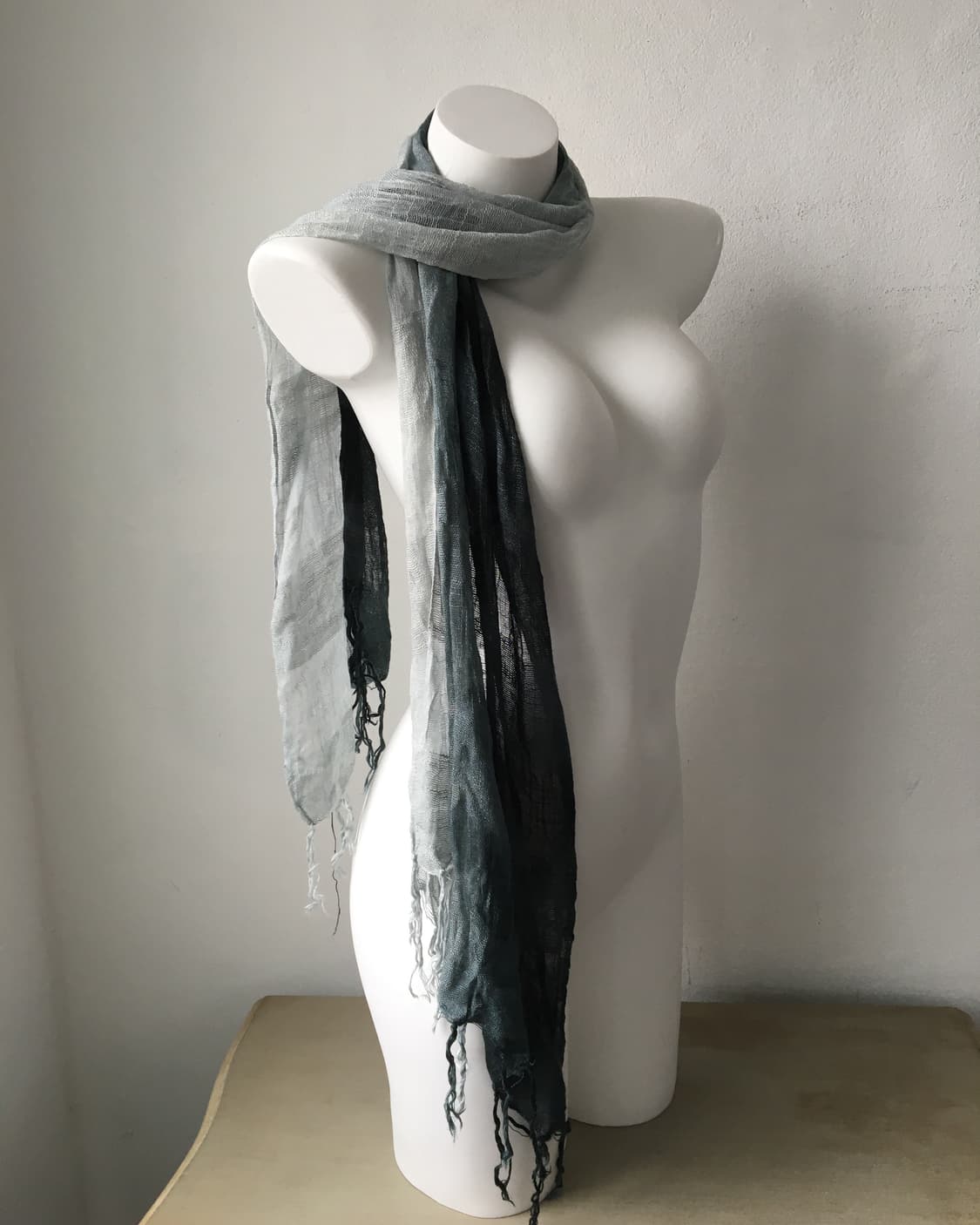 dyed pattern scarf 상품이미지2