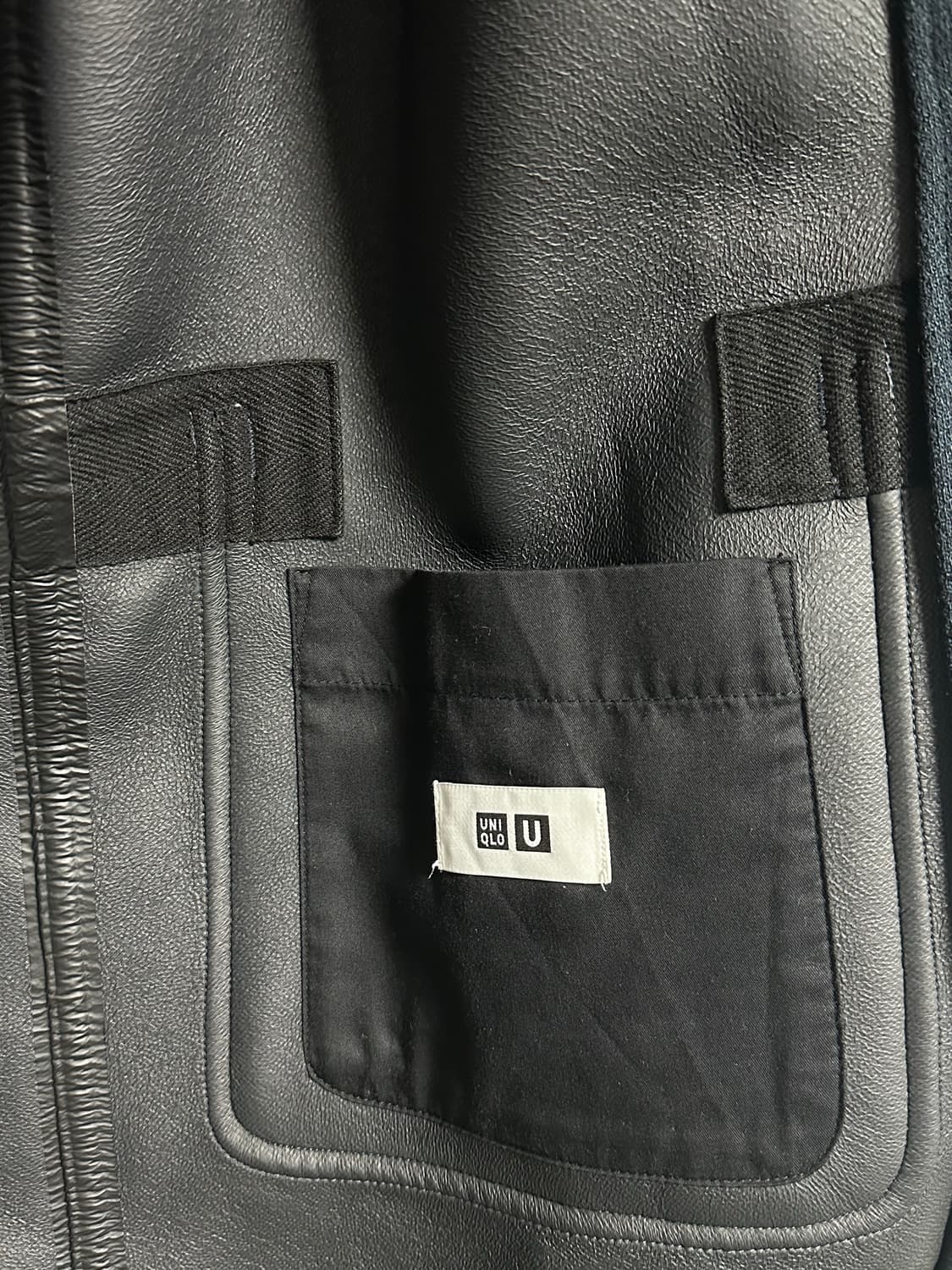 유니클로U 더플코트 네이비 176108115332 상품이미지4