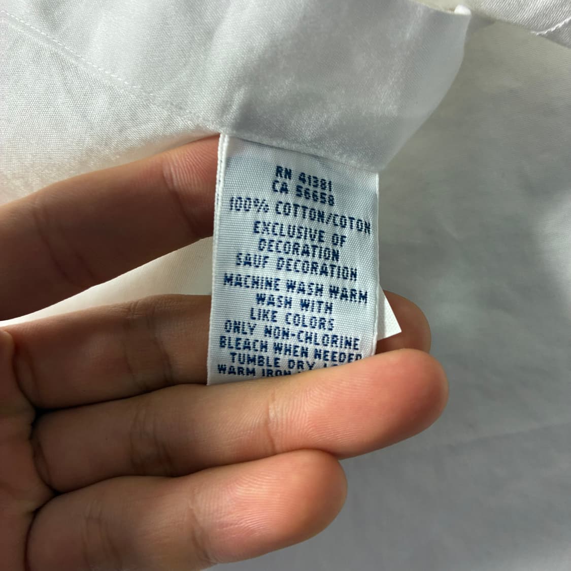 Polo  폴로 랄프로렌 자수 코튼 화이트 셔츠  상품이미지4