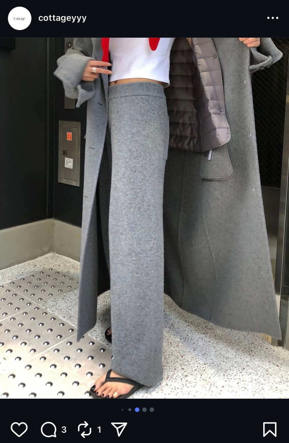 알파카 매니쉬 롱코트 상품이미지2