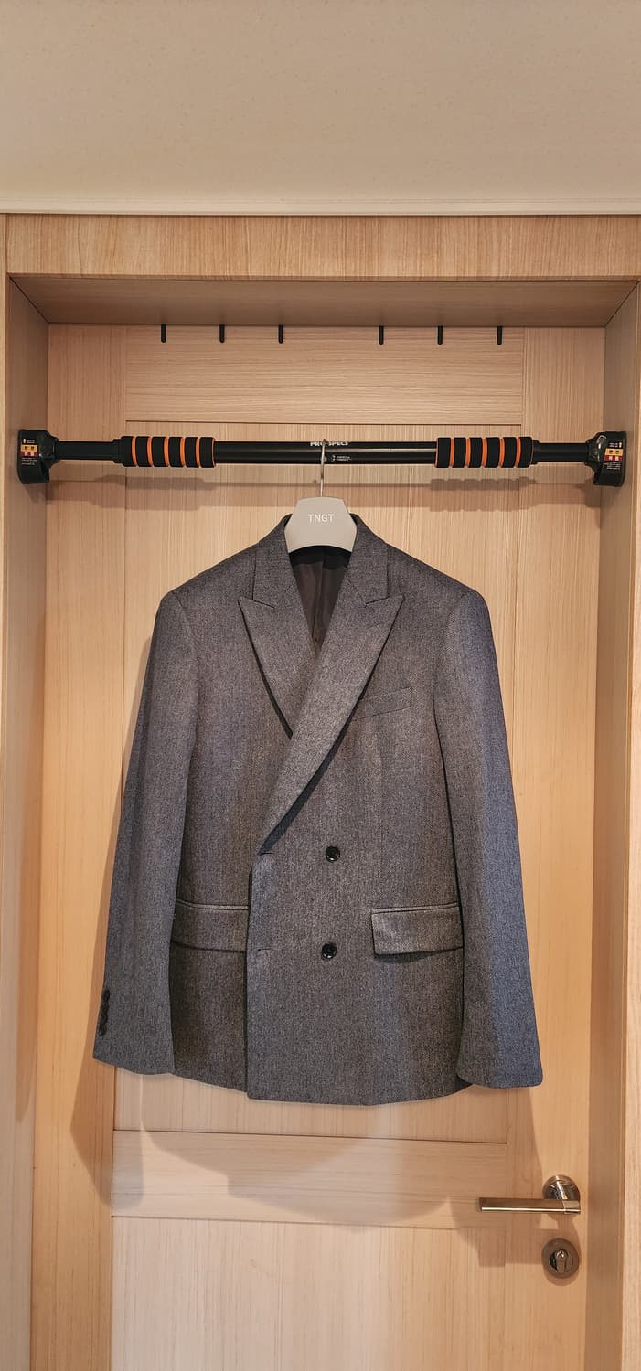 라코스테 헤링본 더블 모직자켓 L 상품이미지1