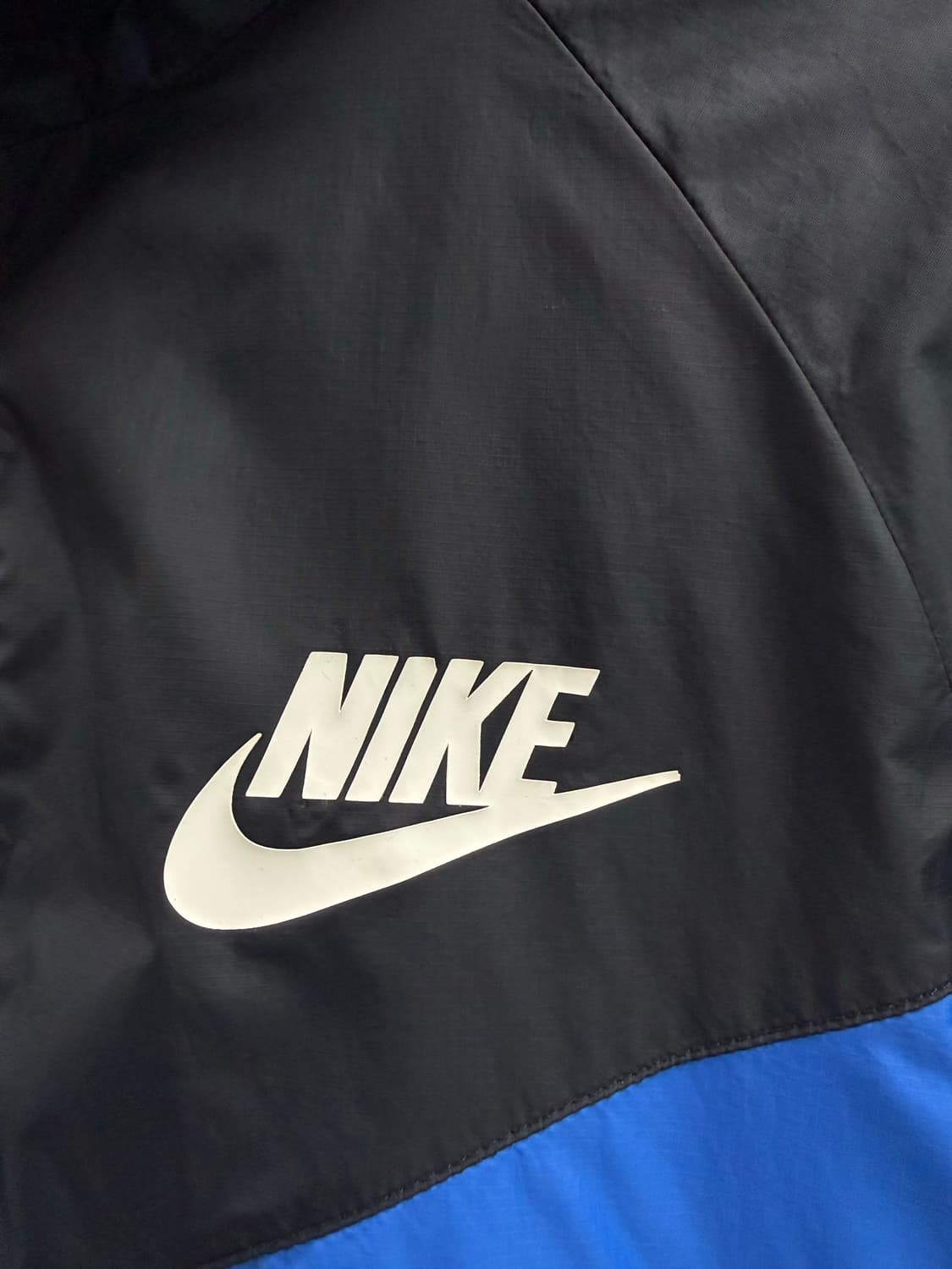 남성 100 / 나이키 윈드러너 바람막이 블루/블랙 상품이미지3