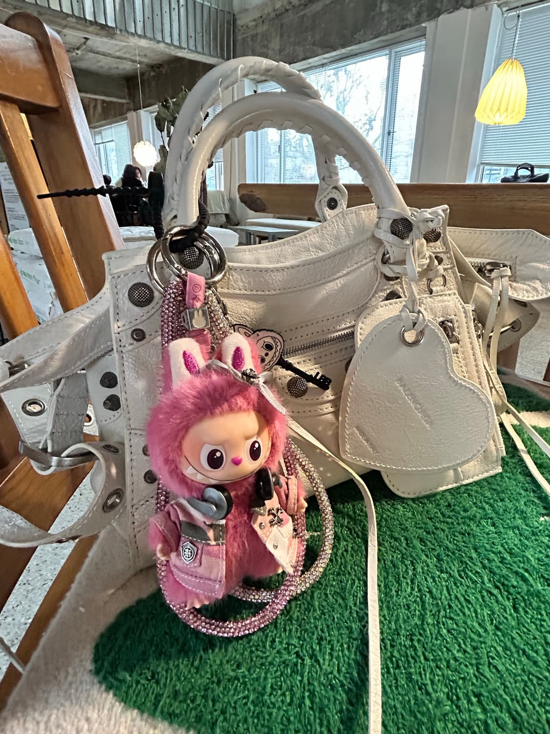 🙊미니라부부 내 마음속 비밀번호”Q”커스텀키링 상품이미지6