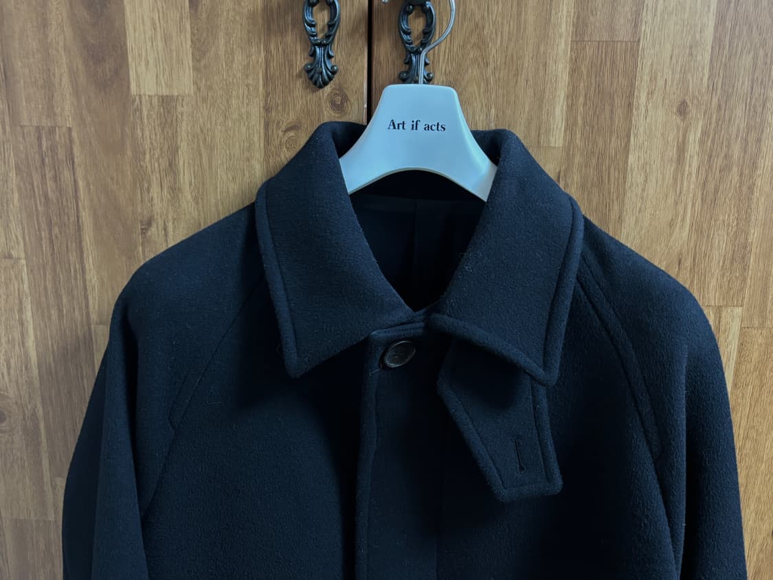 [L] 아트이프액츠 발마칸 코트 (블랙) 상품이미지3