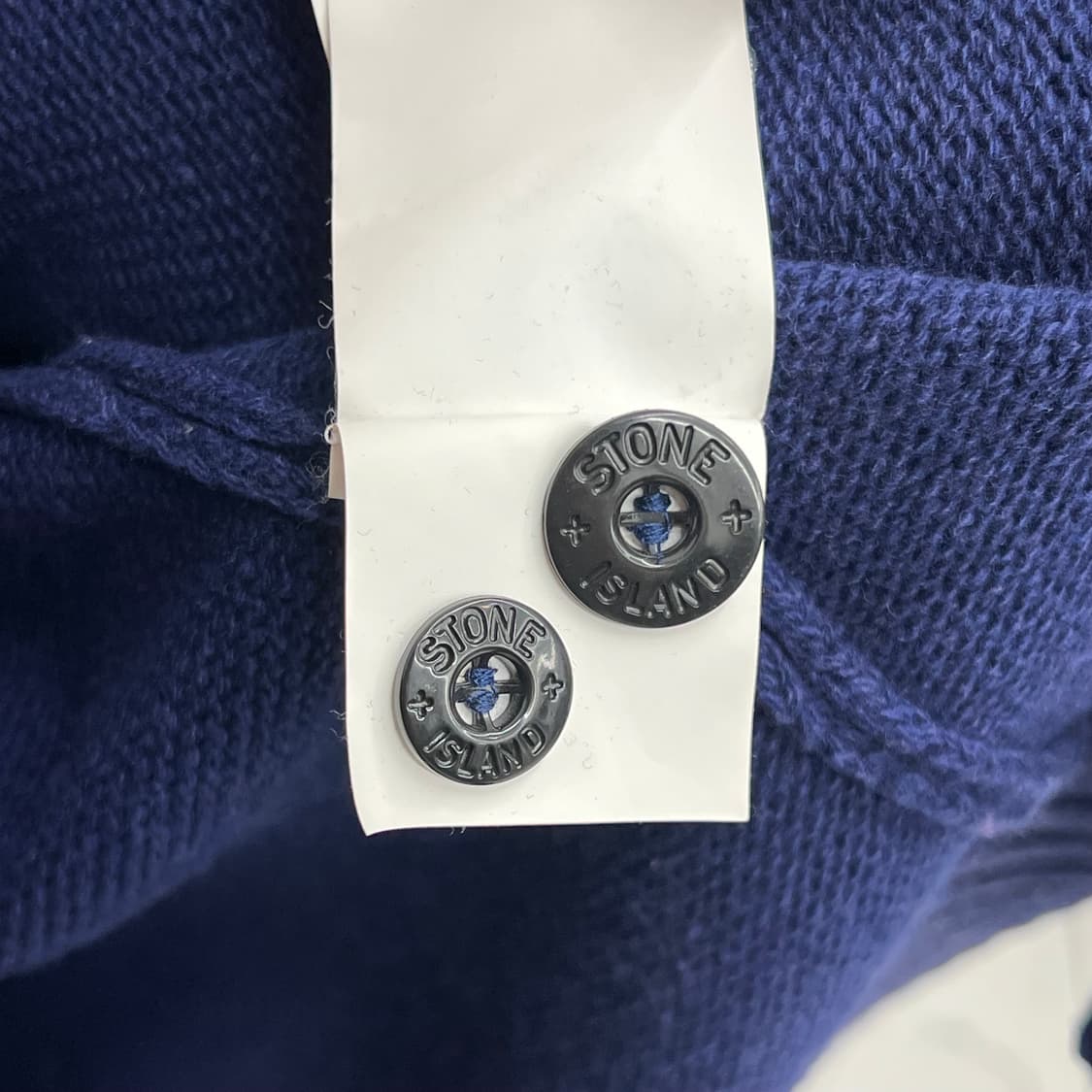 스톤아일랜드 버튼집업 니트 가디건 네이비 ( M) 상품이미지9