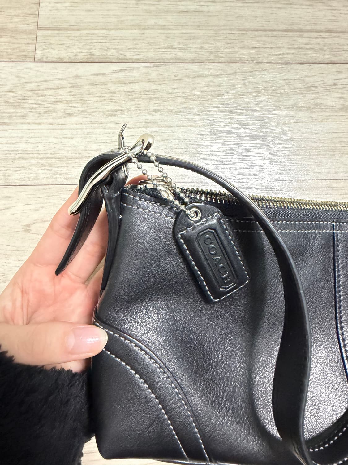 y2k 빈티지 코치 바게트백 숄더백 상품이미지6