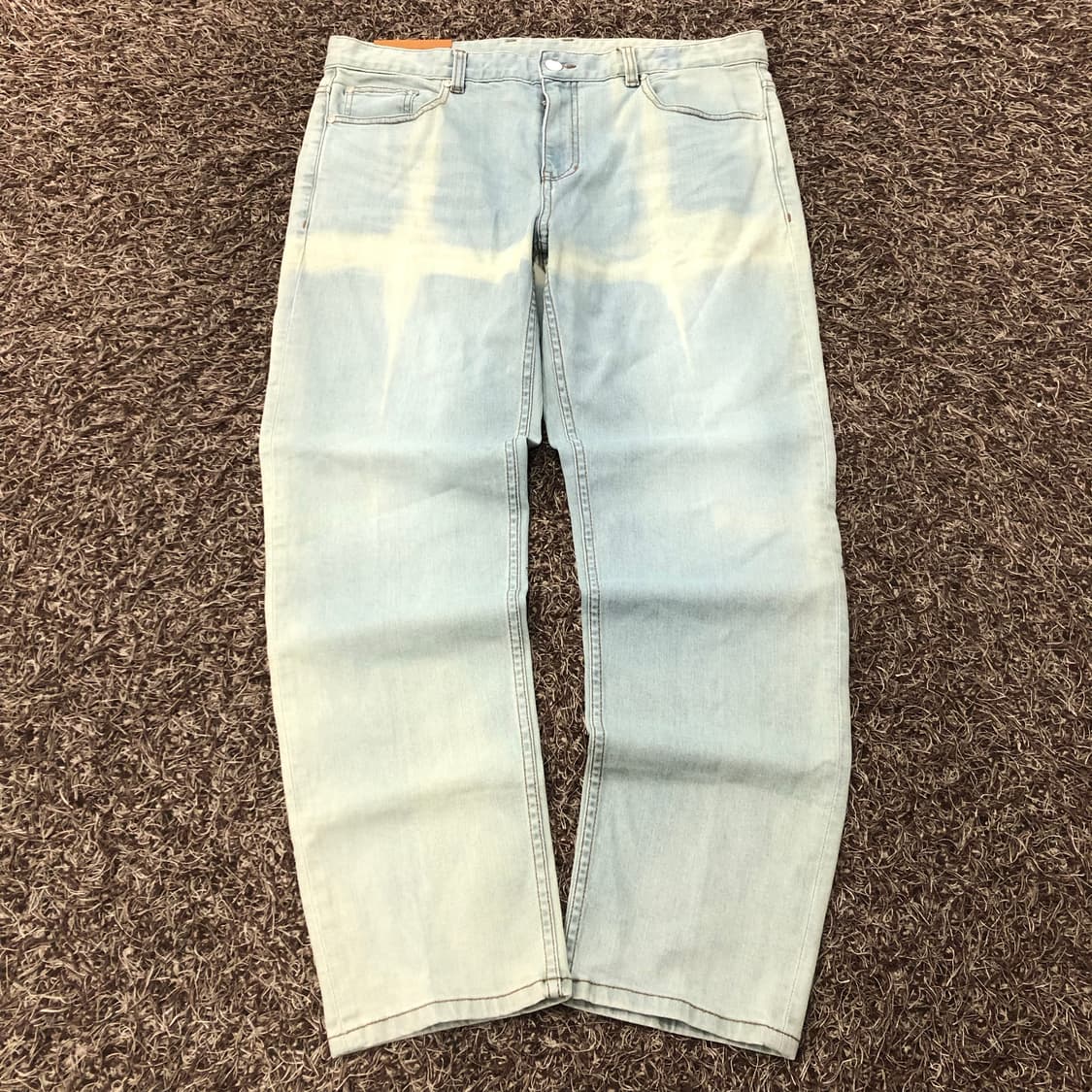 솔리드옴므 라이트 워싱 크로스 데님 팬츠 상품이미지2