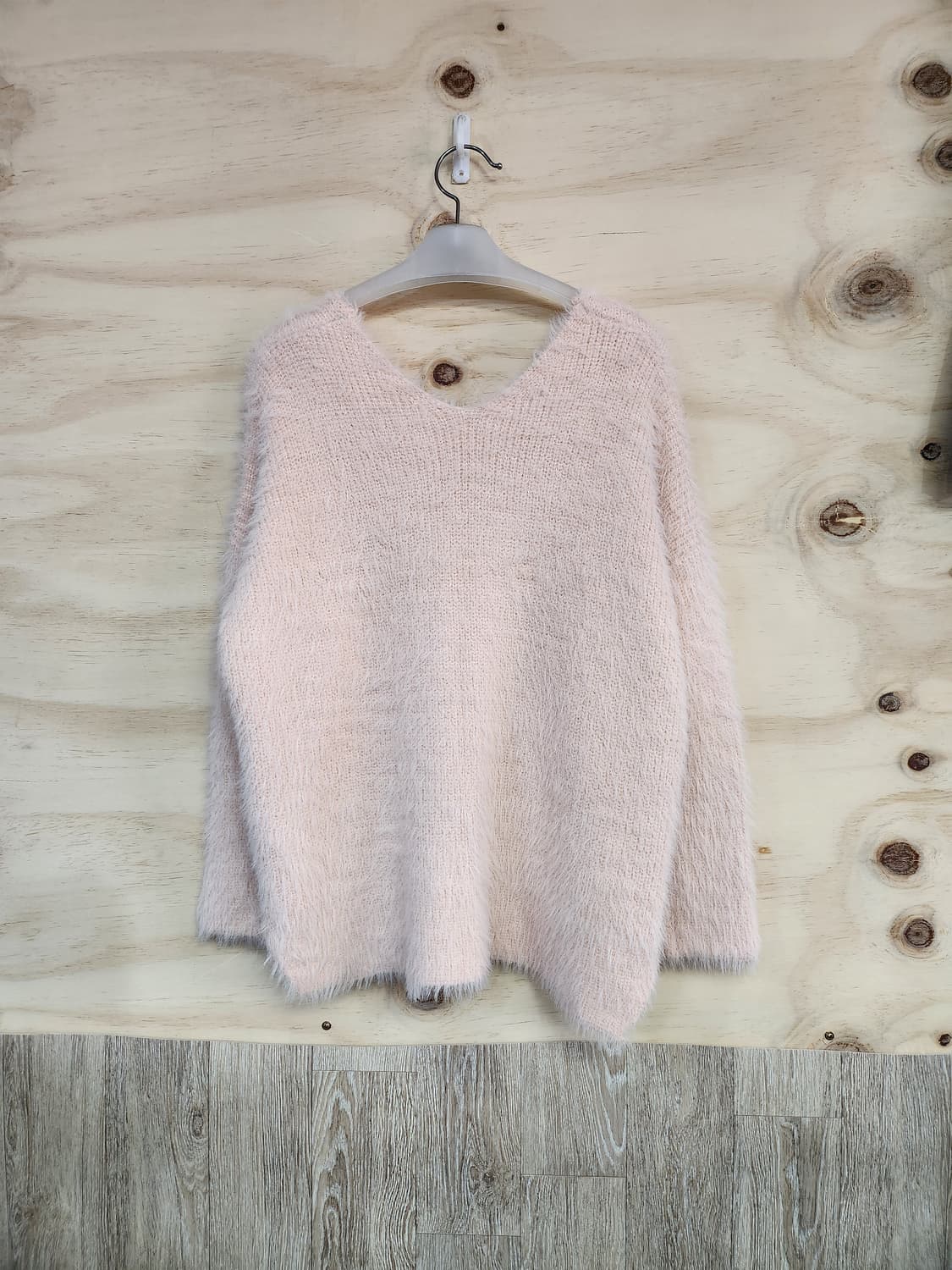 1028) 여성 브이넥 니트 상품이미지2