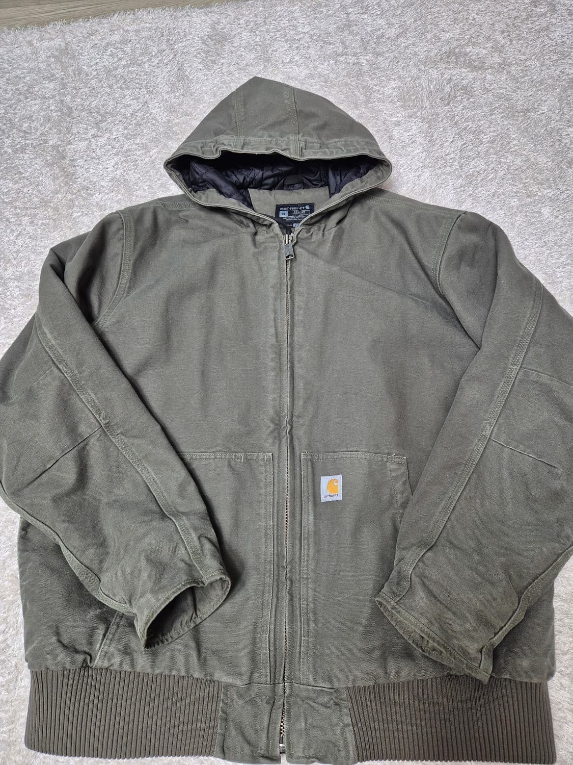 칼하트 J130 모스그린 덕 액티브 자켓 상품이미지2