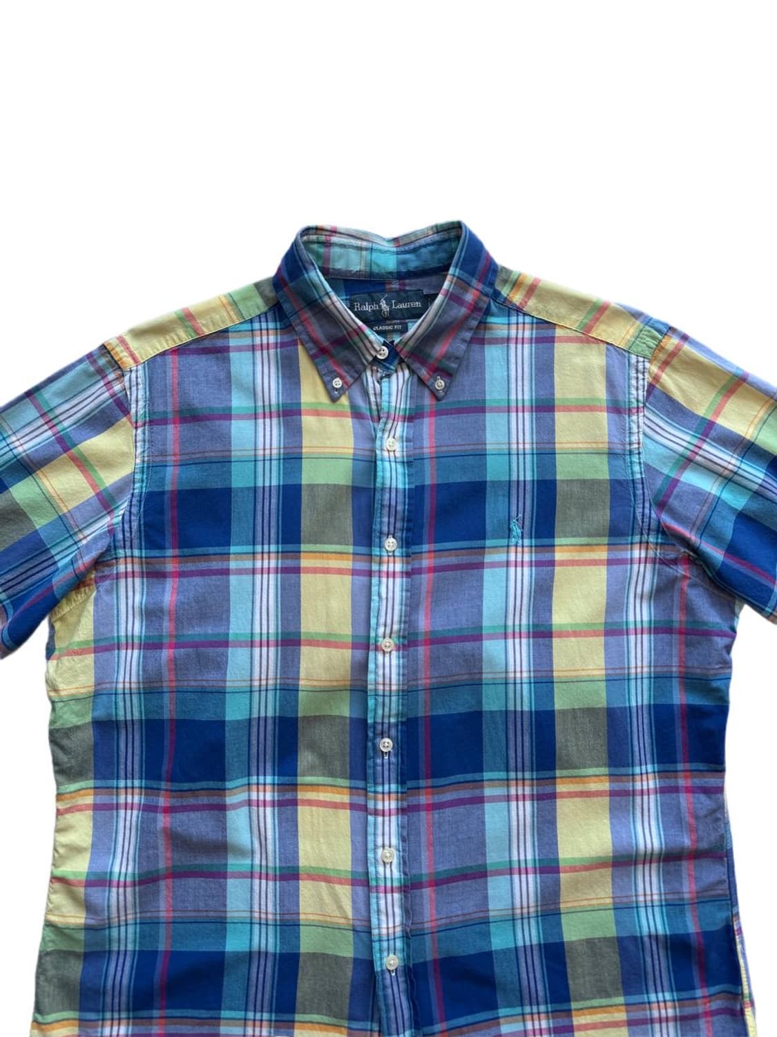 폴로 랄프로렌 버튼다운 반팔 체크셔츠 상품이미지3