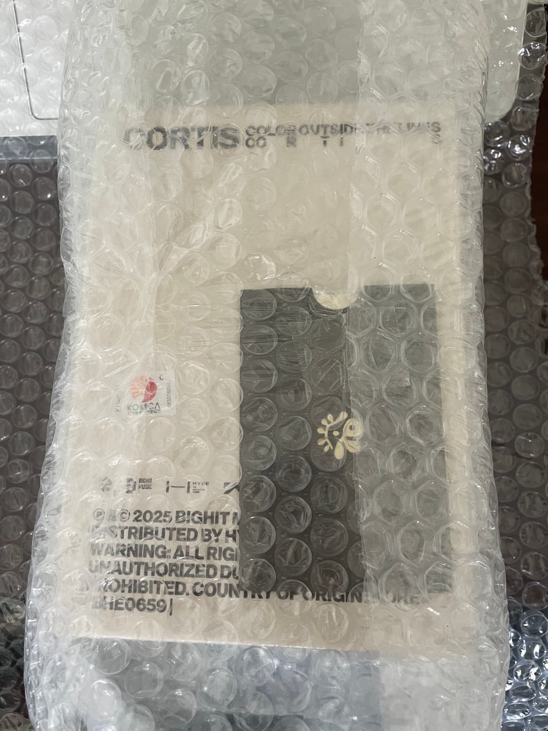 코르티스 싱잉볼 앨범 미개봉 상품이미지1