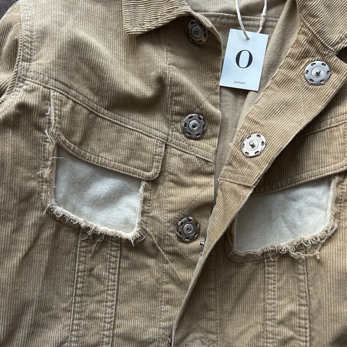 Distressed Corduroy Jacket 상품이미지5