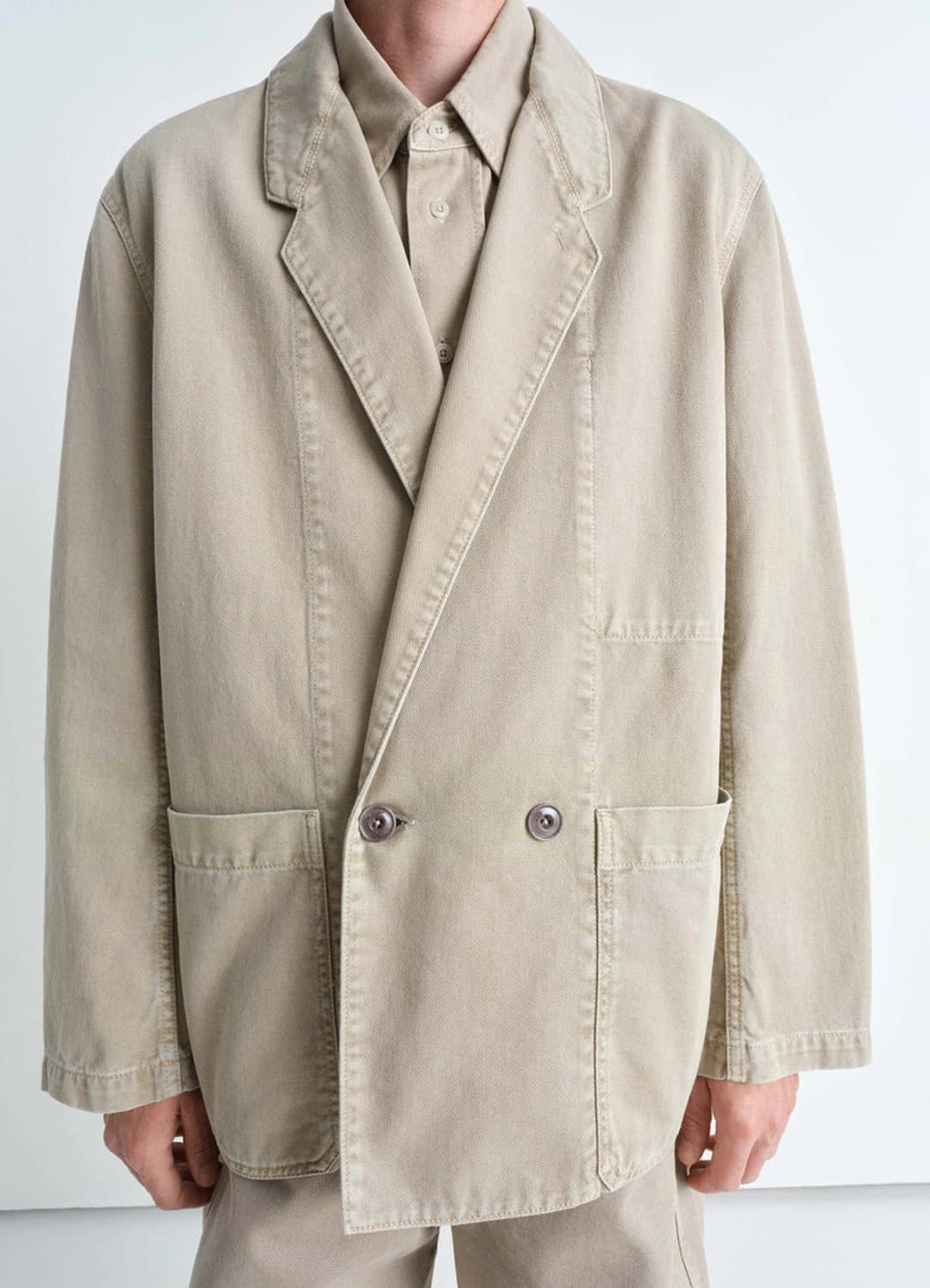 르메르 워크웨어 블레이저 M사이즈 내추럴 베이지 상품이미지2