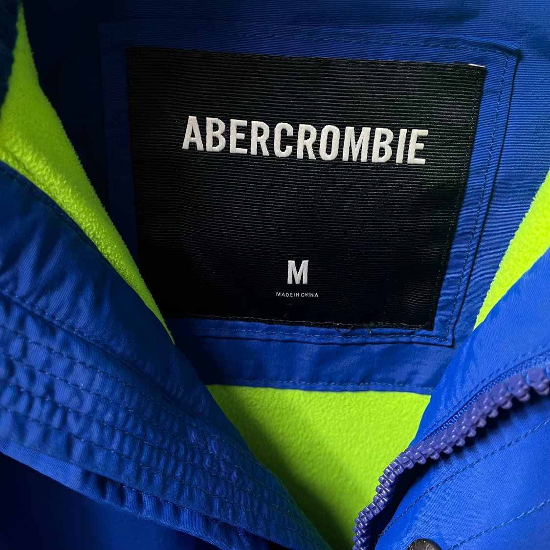 아베크롬비 Abercrombie 하이브리드 니트넥 바람막이 자켓 M/95 상품이미지3