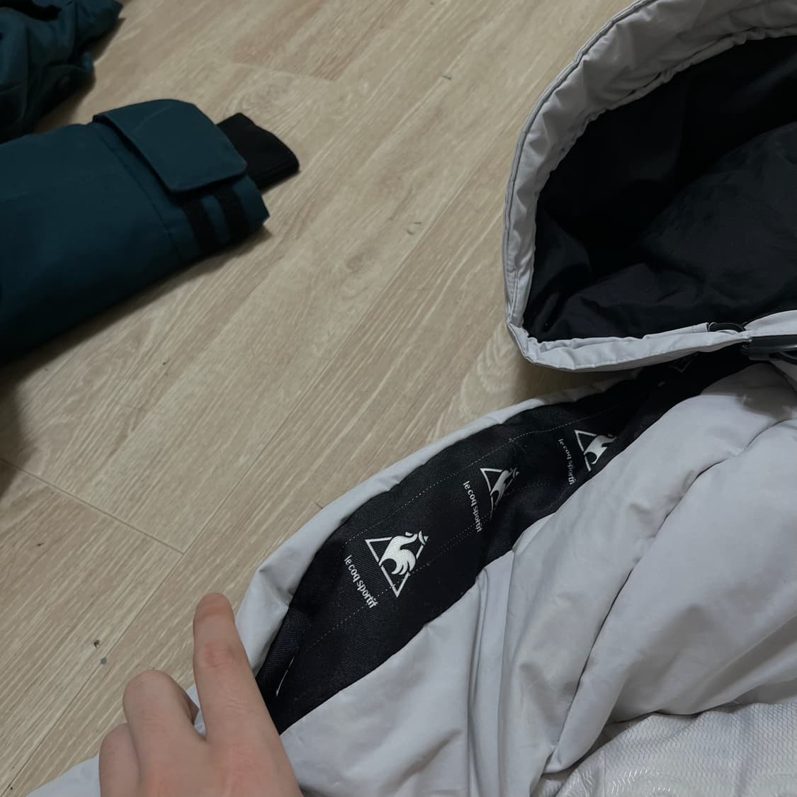 르꼬끄 모듈레이트 덕다운 후드 롱패딩 L/100 상품이미지5