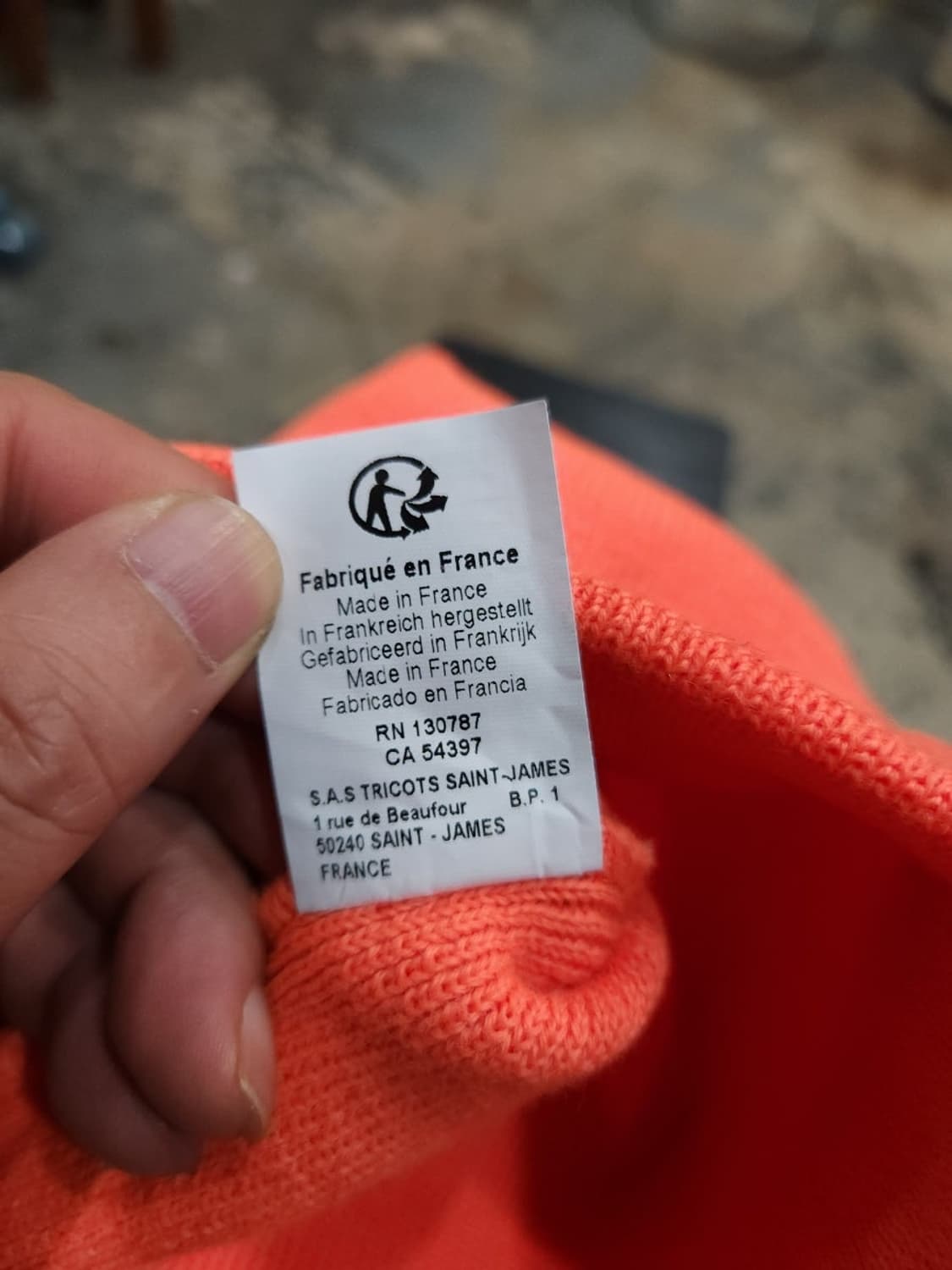 세인트제임스 x 아브니에 로카엔 형광오렌지 울 비니

 상품이미지8