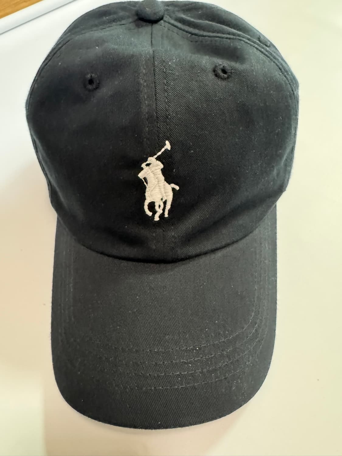 (새택)폴로 블랙 볼캡 모자 상품이미지6