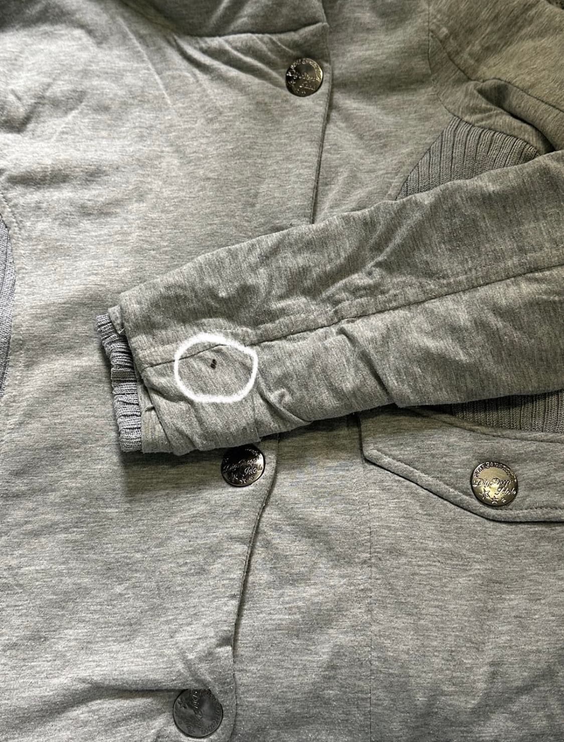 디그딥  펑크 사선 버튼 하이넥 점퍼 상품이미지3