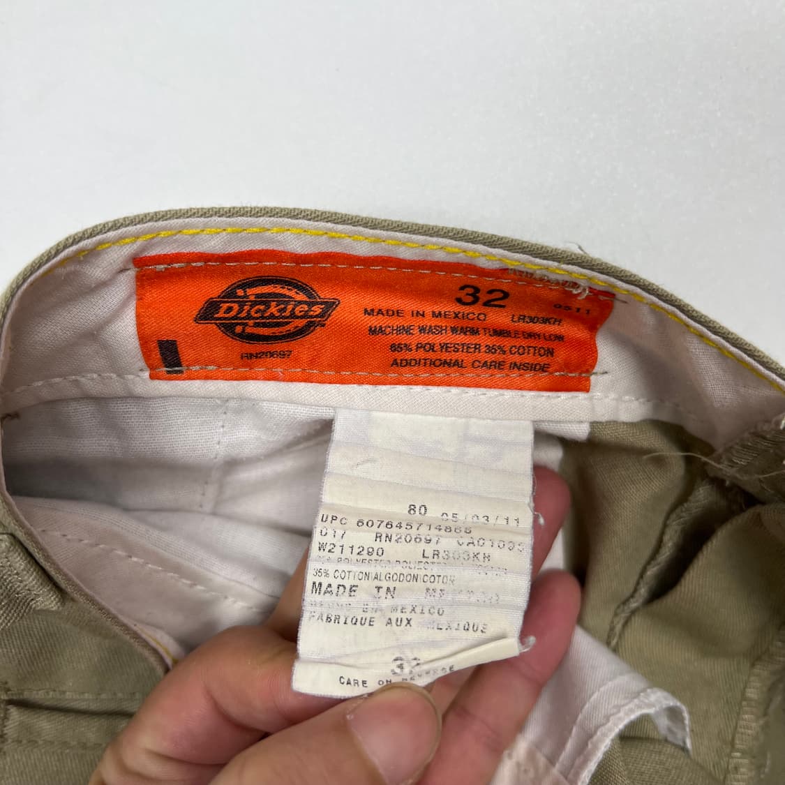 2000s Dickies 디키즈 헤이트 러브 반바지 상품이미지5