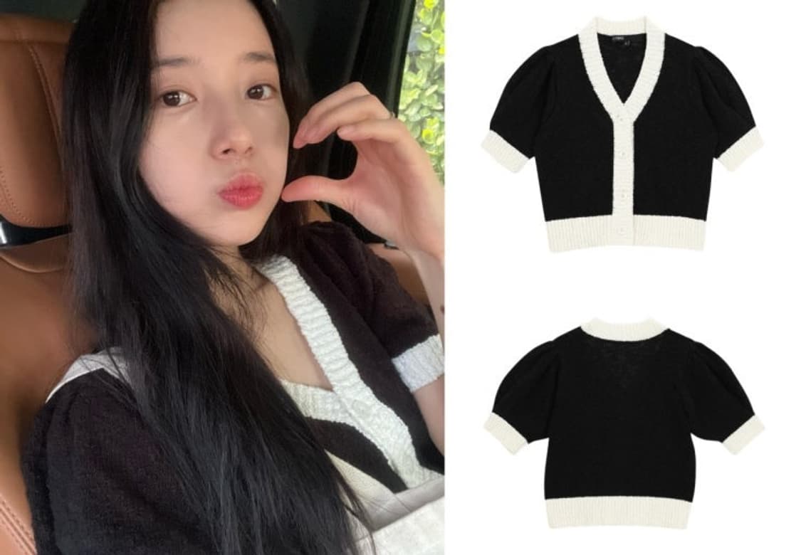 시티브리즈 부클 반팔 니트 상품이미지4