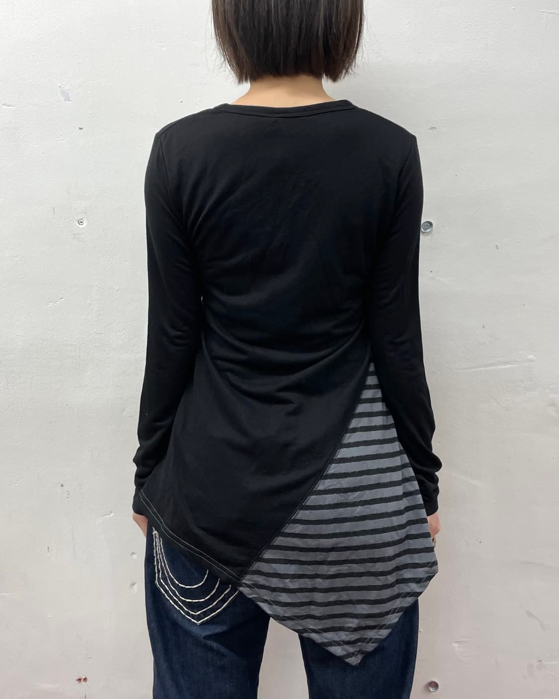 Superman Cubic Stripe Patch Long Sleeve  상품이미지3