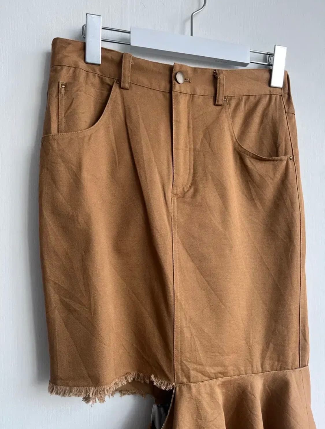 AMRRI 언발 스티치 스커트 상품이미지2