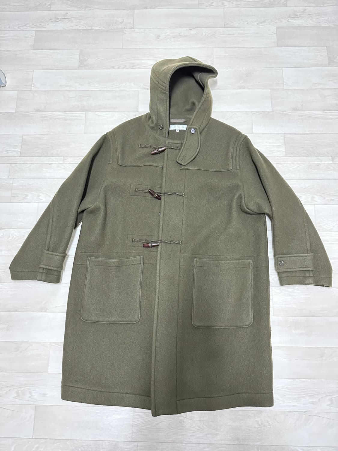 브라운야드 더플코트 올리브 2사이즈 상품이미지1