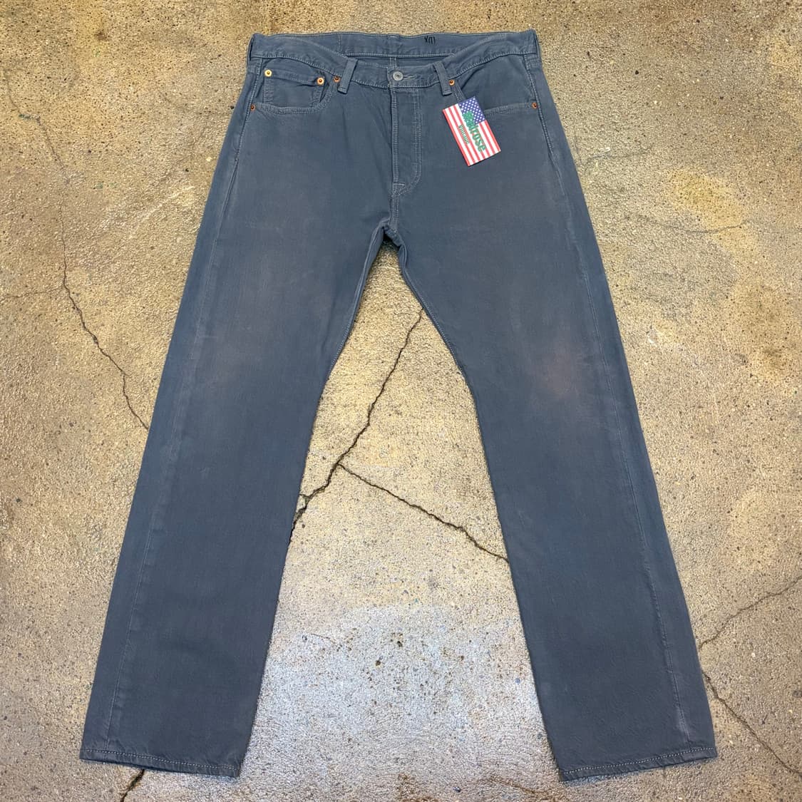 00s 미국 빈티지 리바이스 501 그레이 청바지 상품이미지1