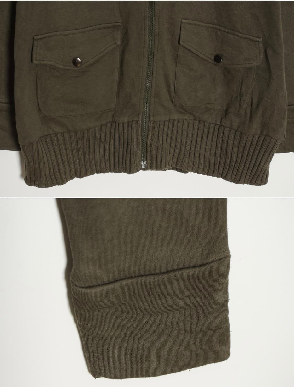 Japanese Y2k knit zipup 상품이미지3