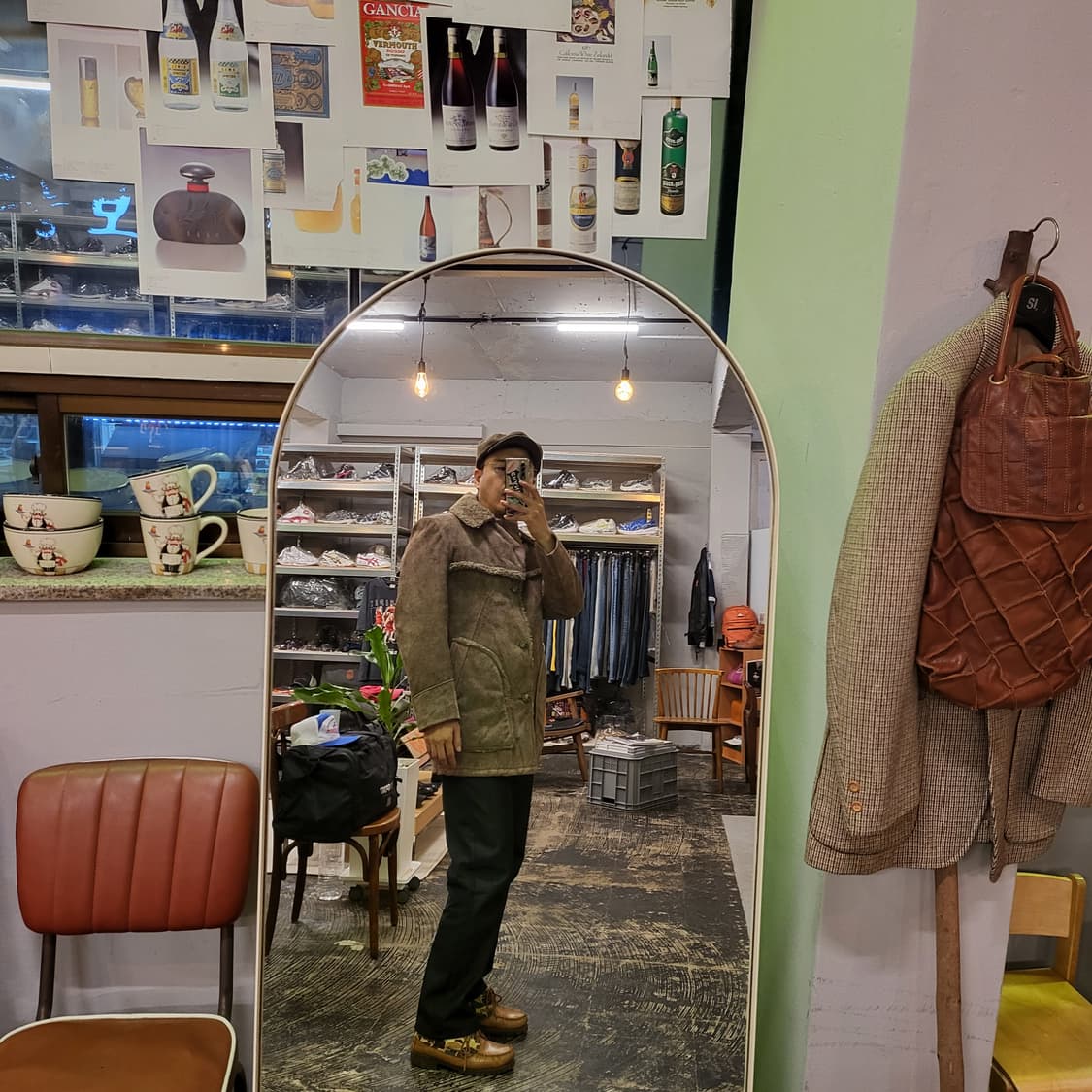 60s Sears 양털 가죽 자켓 (36) 상품이미지10