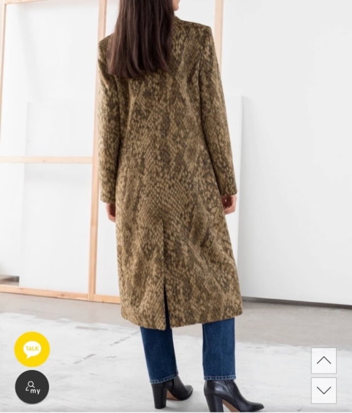 앤아더스토리즈 호피 이태리 코트 상품이미지2