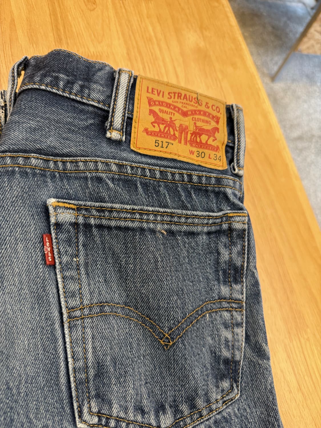 리바이스 517 데님 팬츠 상품이미지5