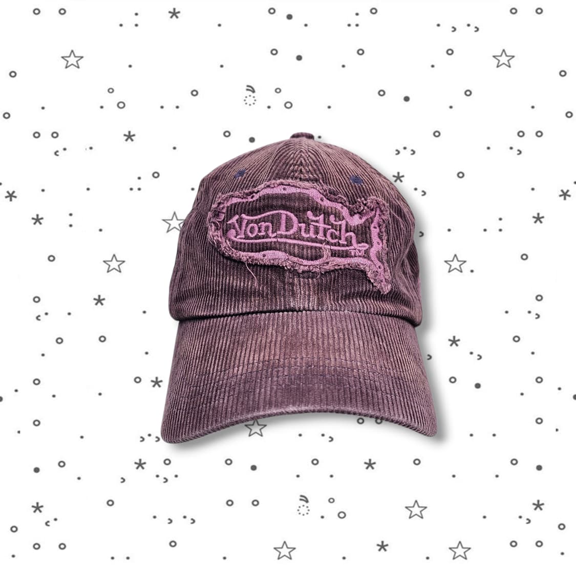  VonDutch 본더치 코듀로이 퍼플 캡 상품이미지2