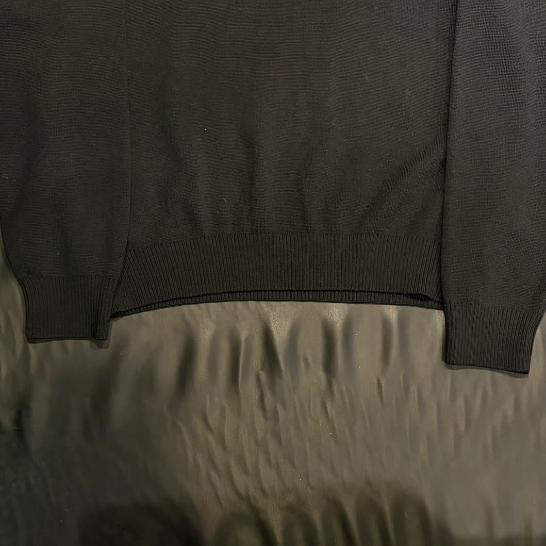 아미 하트 로고 블랙 니트 상품이미지5