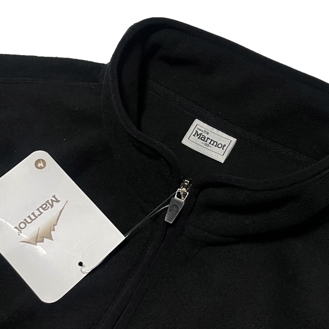 Marmot 마모트 블랙 플리스 집업 다켓 상품이미지5
