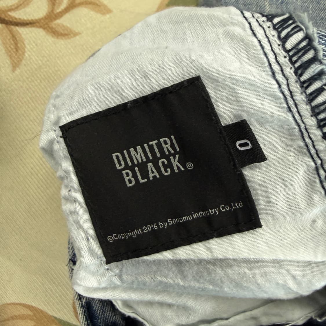 (0)디미트리 블랙 Dimitri black 원턱 워싱 데님반바지 상품이미지4
