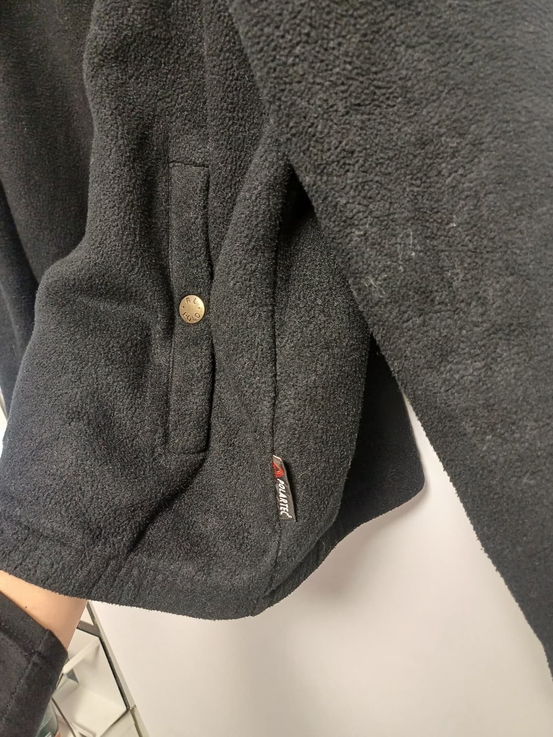 [빈티지] 90s 폴로랄프로렌 폴라텍 스윙톱(블랙/M)[100-105] 상품이미지4