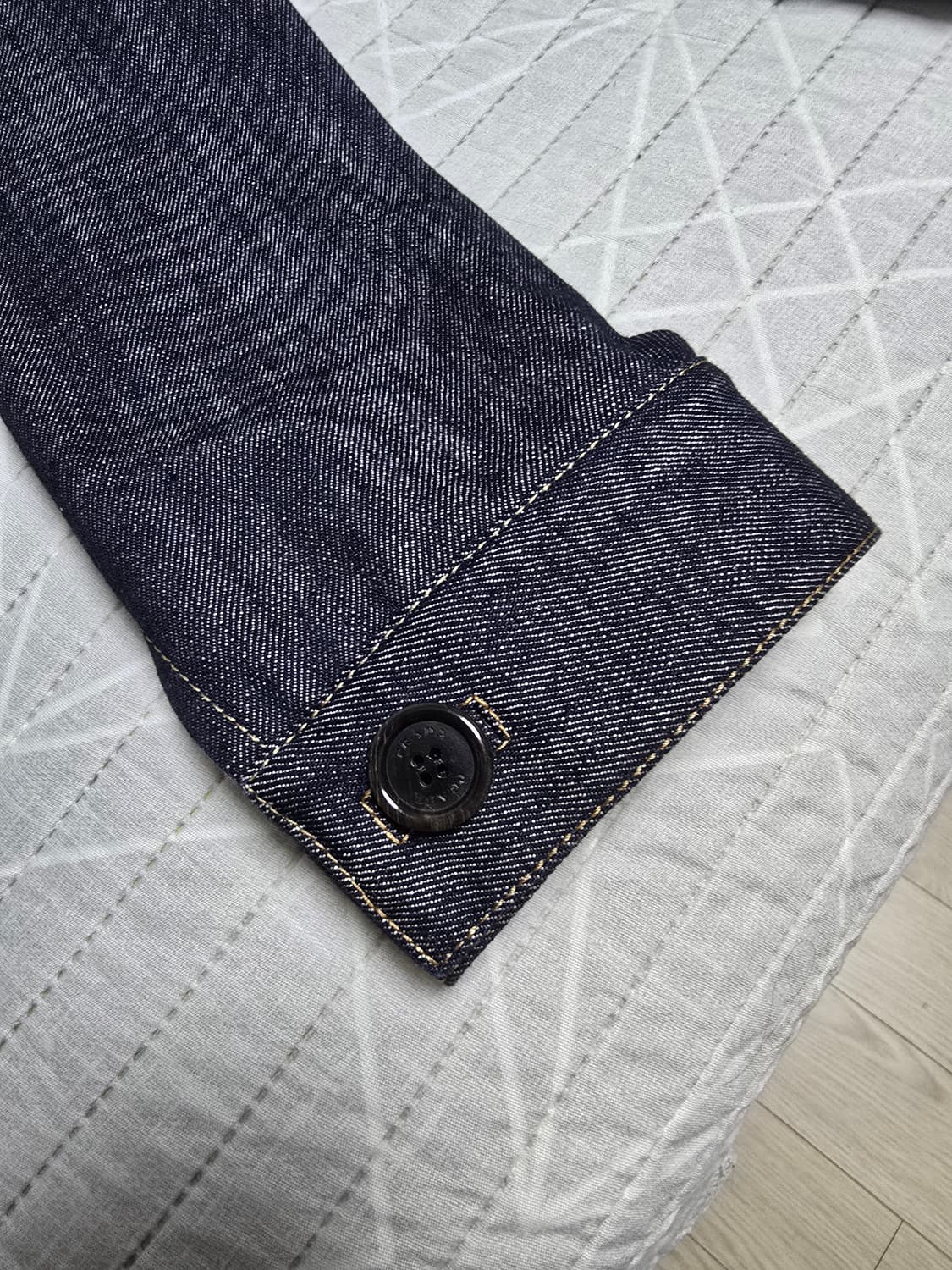 프라다(prada) 레더 패널 데님 자켓 상품이미지4