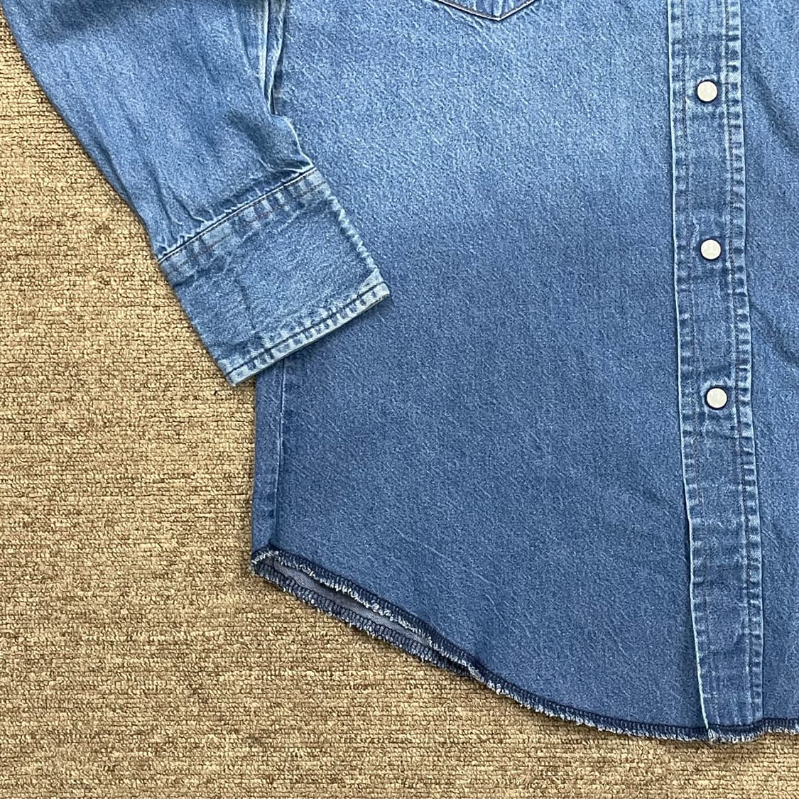 90‘s Wrangler 랭글러 웨스턴 데님 셔츠 상품이미지5