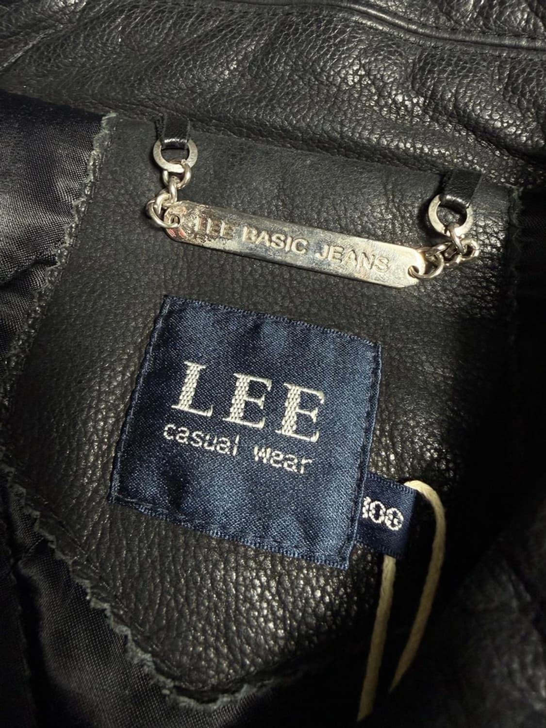 Lee 리 00's 스몰 로고 소가죽 자켓 R1926 상품이미지5