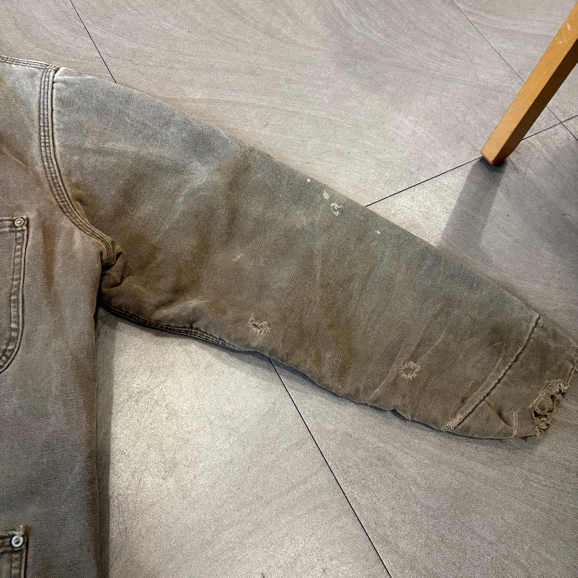 칼하트 정품 C02 브라운 덕 초어 자켓  상품이미지7