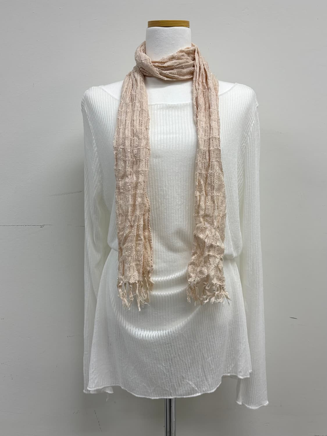 빈티지 베이지 머플러 목도리 상품이미지4