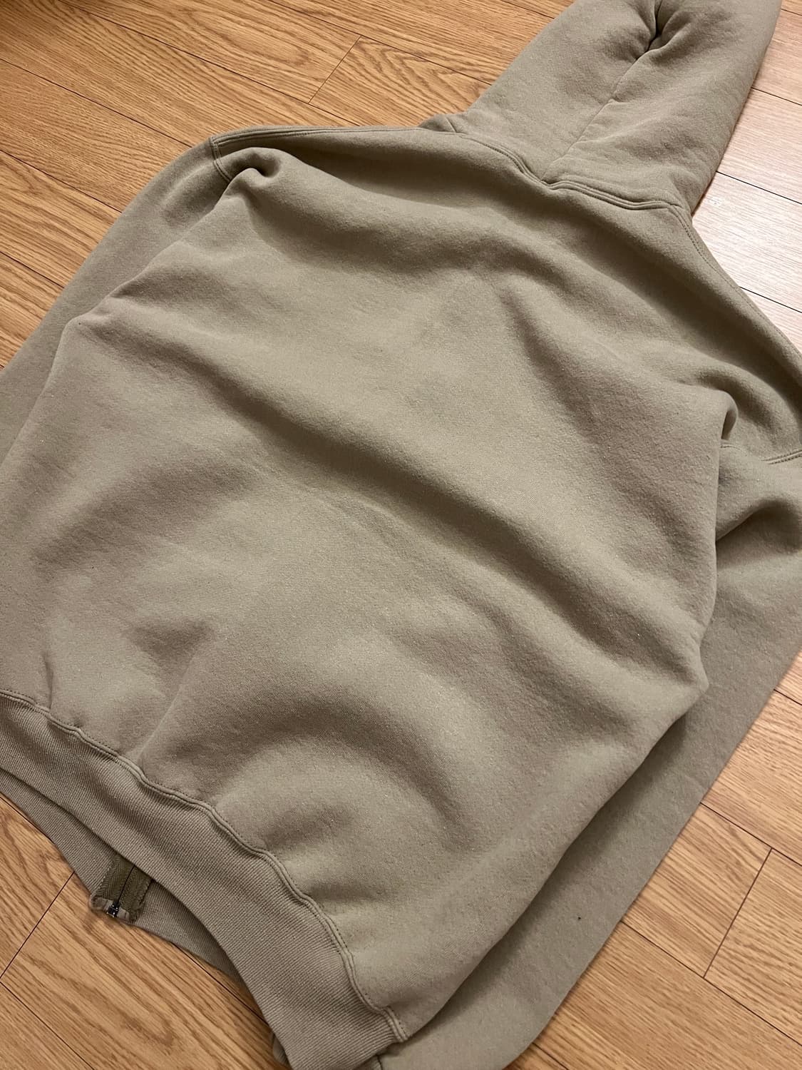 90s 러셀 빈티지 후드집업 탄 XL 상품이미지5