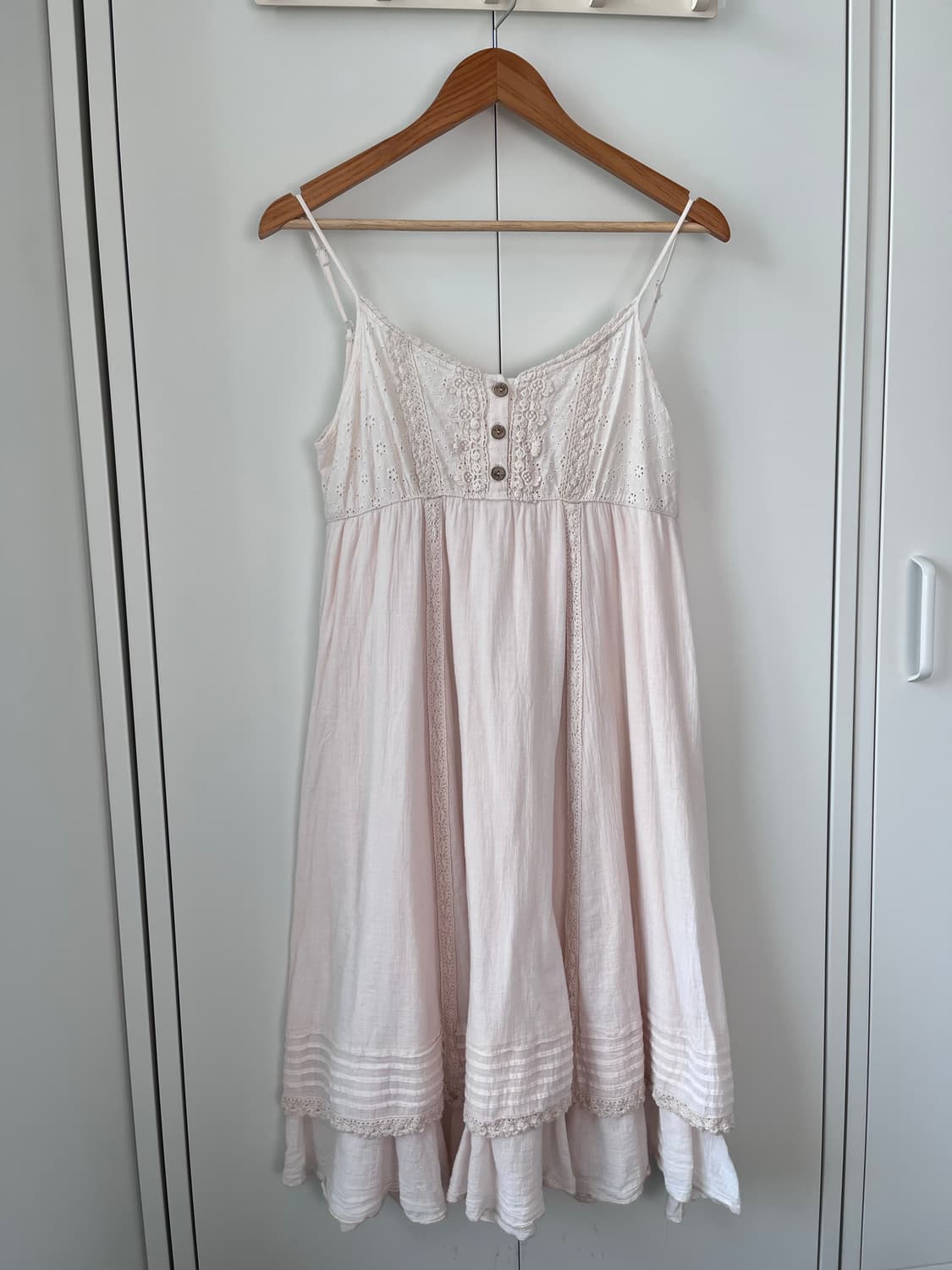 Vintage 펀칭 레이어드 나시 원피스 상품이미지5