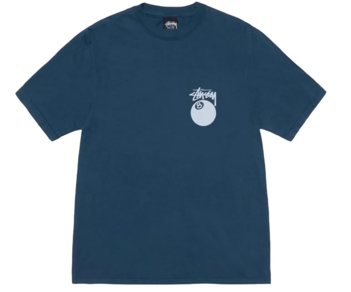 스투시 stussy 8볼 반팔티 네이비  상품이미지2