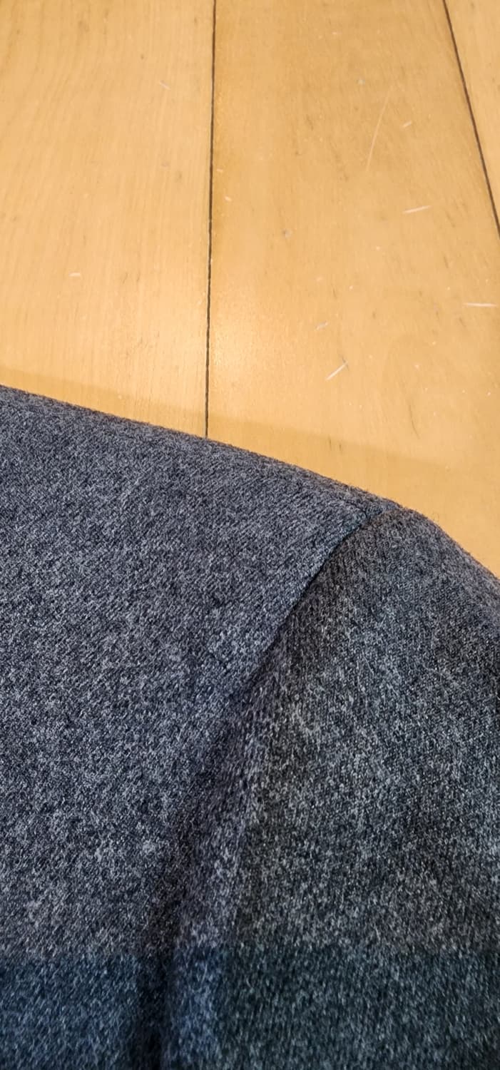 (간절기용)유니클로 그레이 모직자켓 L 상품이미지7