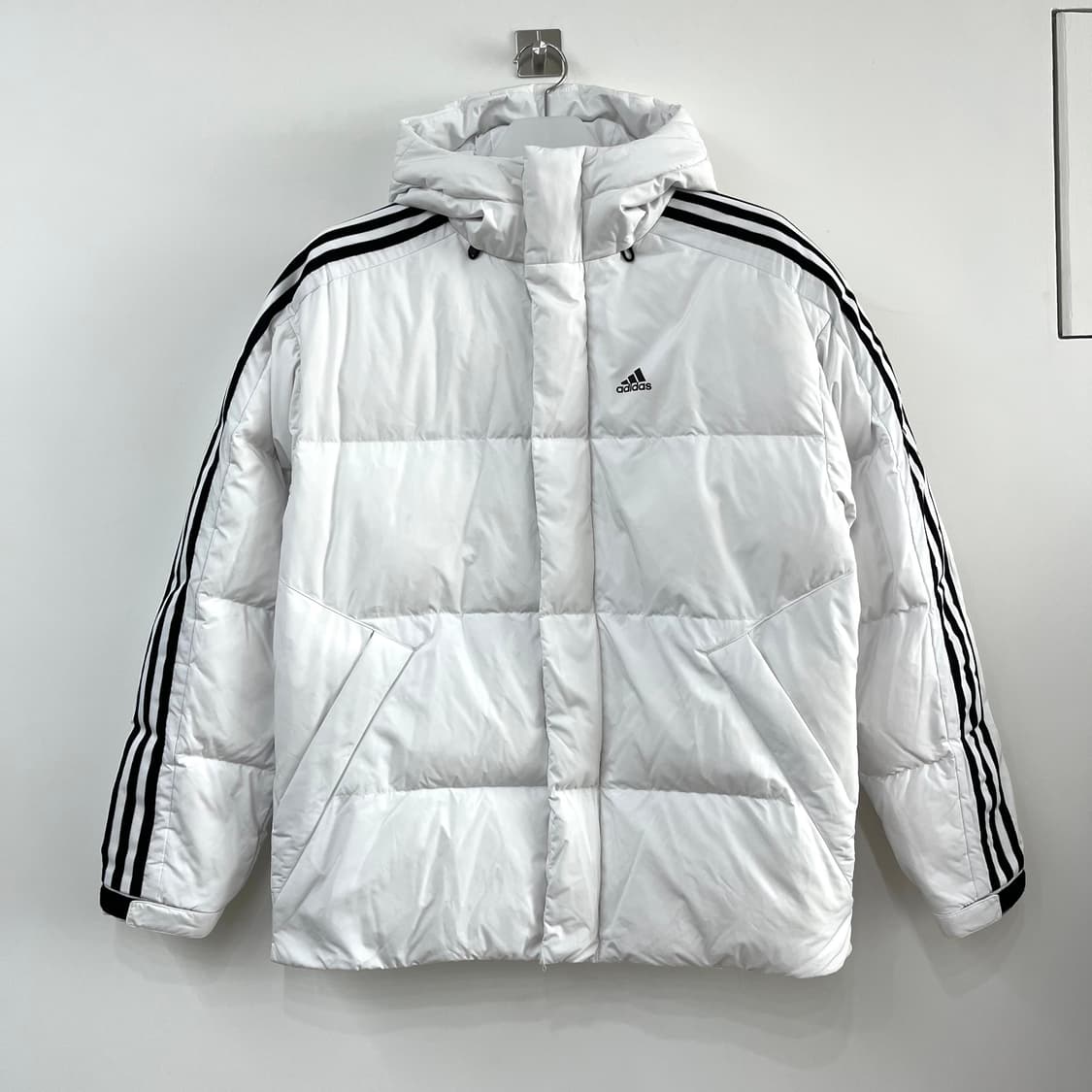 아디다스 덕다운 화이트 숏패딩 자켓 상품이미지2